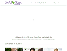 Tablet Screenshot of joyfulsteps.net